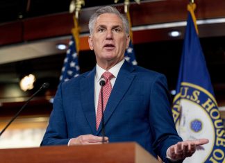 McCarthy se bazeaza pe sprijinul colegilor sau pentru a deveni presedintele Camerei Parlamentului